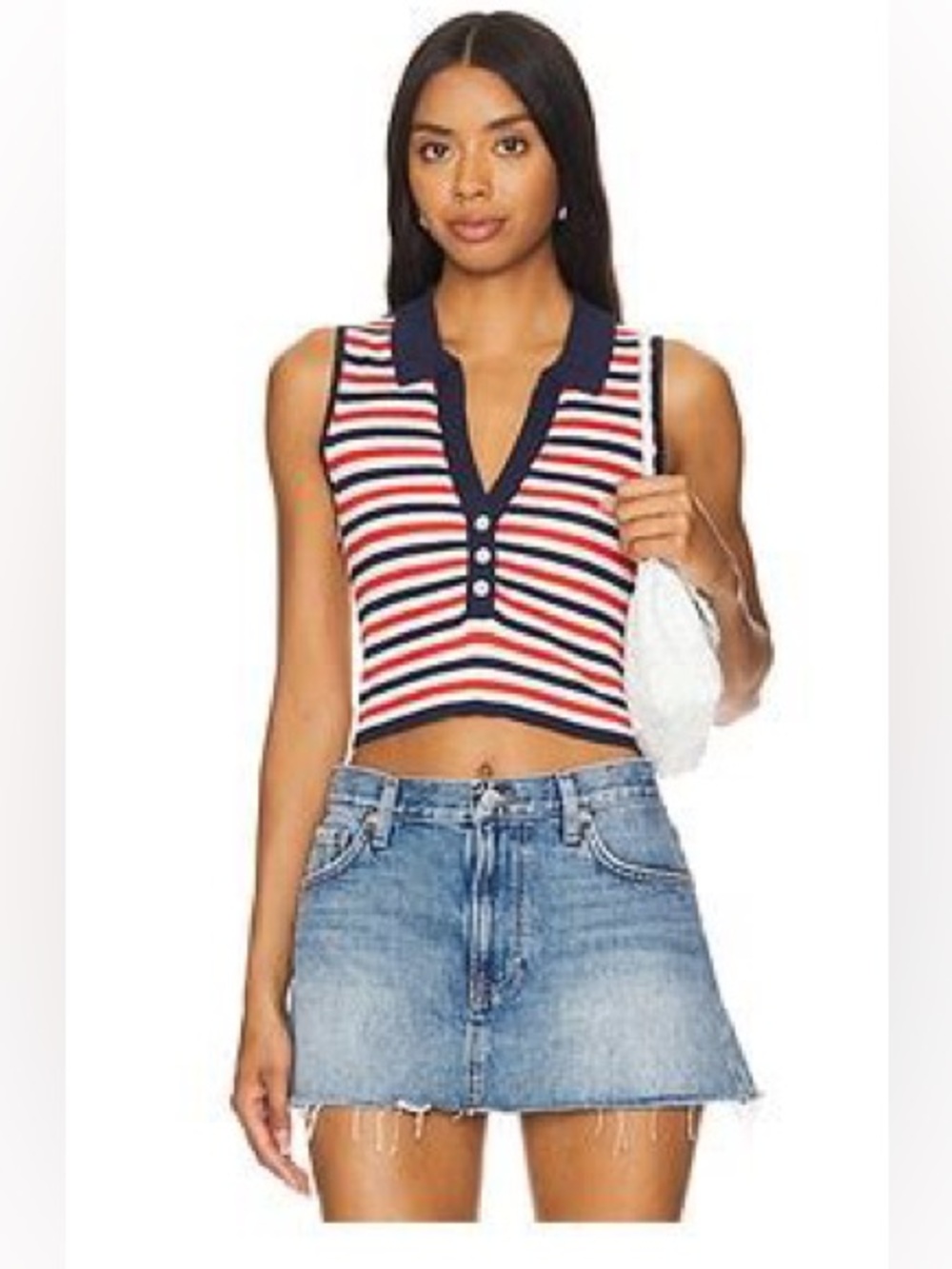 Striped Polo Tank